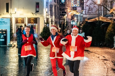 Lopers van de Santa Run